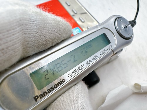 Panasonic SJ-MJ50 Red MiniDisc MDLP Portable MD Player w/ Speaker Dock Tested - Picture 11 of 24