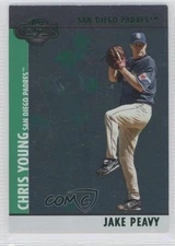 2008 Topps Co-Signers Silver Green /200 Jake Peavy Chris Young #090