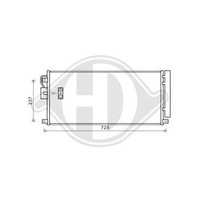1X Kondensator, Klimaanlage Diederichs DCC1744 Passend FüR Opel Chevrolet