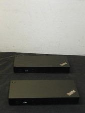 Lot Of 2 Lenovo ThinkPad 40AF Hybrid USB-C With USB-A Docks - No Cables