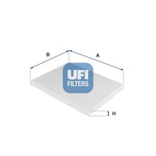 UFI Innenraumfilter 53.124.00 Partikelfilter für ALFA X12 CORSA S07 X15 CITROËN
