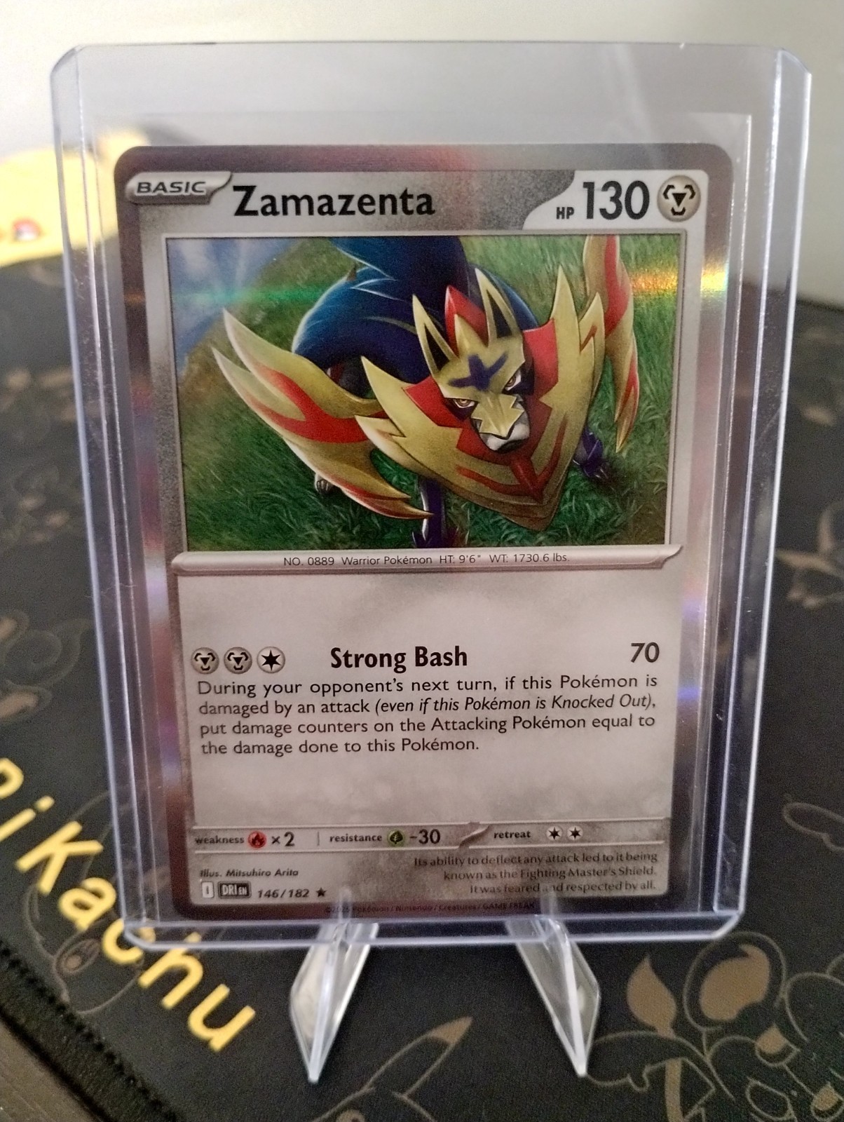 Pokemon TCG Zamazenta Holo Rare Destined Rivals 146/182 NM