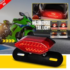 Luz trasera LED señal de giro para motocicleta placa de freno luz trasera universal EE. UU.