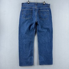 Vintage Levis Jeans Mens 36 Fits 34x26 501 Straight Button 90s Made in USA