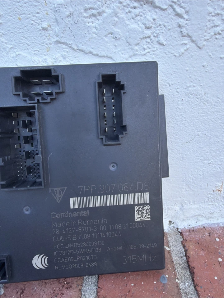 2015 2016 2017 2018 PORSCHE CAYENNE BCM CARROCERÍA DELANTERA MÓDULO DE CONTROL 7PP.907.064.DS Foto 3 de 4
