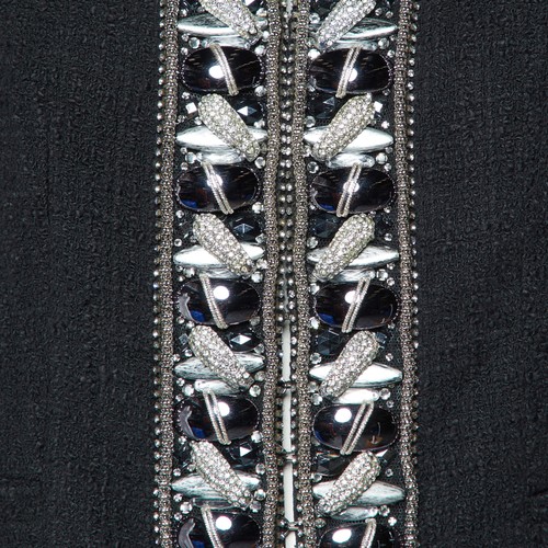 Balmain Black Embellished Tweed Jacket M - Picture 3 of 6
