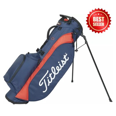  SALE! Titleist Players 4 Stand Bag Navy/Red - Authentic 100% 