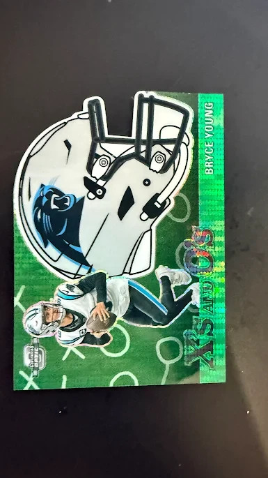 Bryce Young Panini Contenders Optic X's and O's #XO47 Green Pulsar