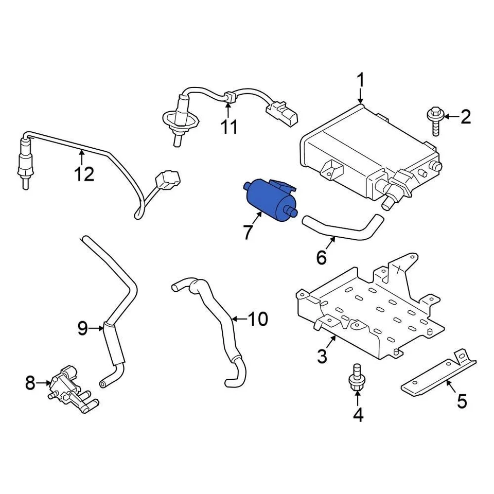 For Mitsubishi Lancer 2006-2017 Mitsubishi 1789A001 Vapor Canister Filter - Image 3 of 4