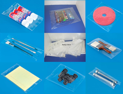 500 Pack Clear 7 x 7 Poly Bags ULINE Best 1 MIL Thick Quality Flat Open Top