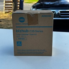 Genuine Konica Minolta TNP22C Cyan Toner Cartridge A0X5432 bizhub C35 Series