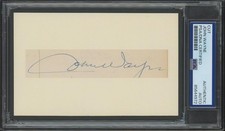 JOHN WAYNE (1907-1979) autograph cut | "Man Who Shot Liberty..." signed PSA/DNA