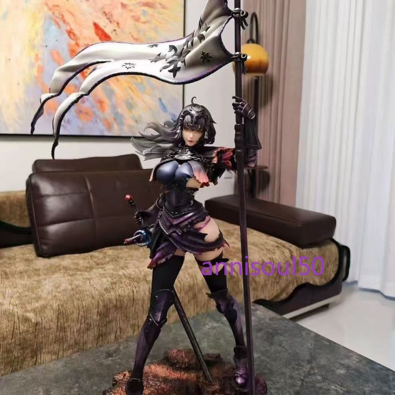 FGO Jeanne d'Arc Alter 1/4 Figura Negra Juana de Arco Estatua Doble Cabeza En Stock