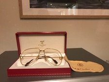 Occhiali da sole Cartier Vendome Santos anni 80