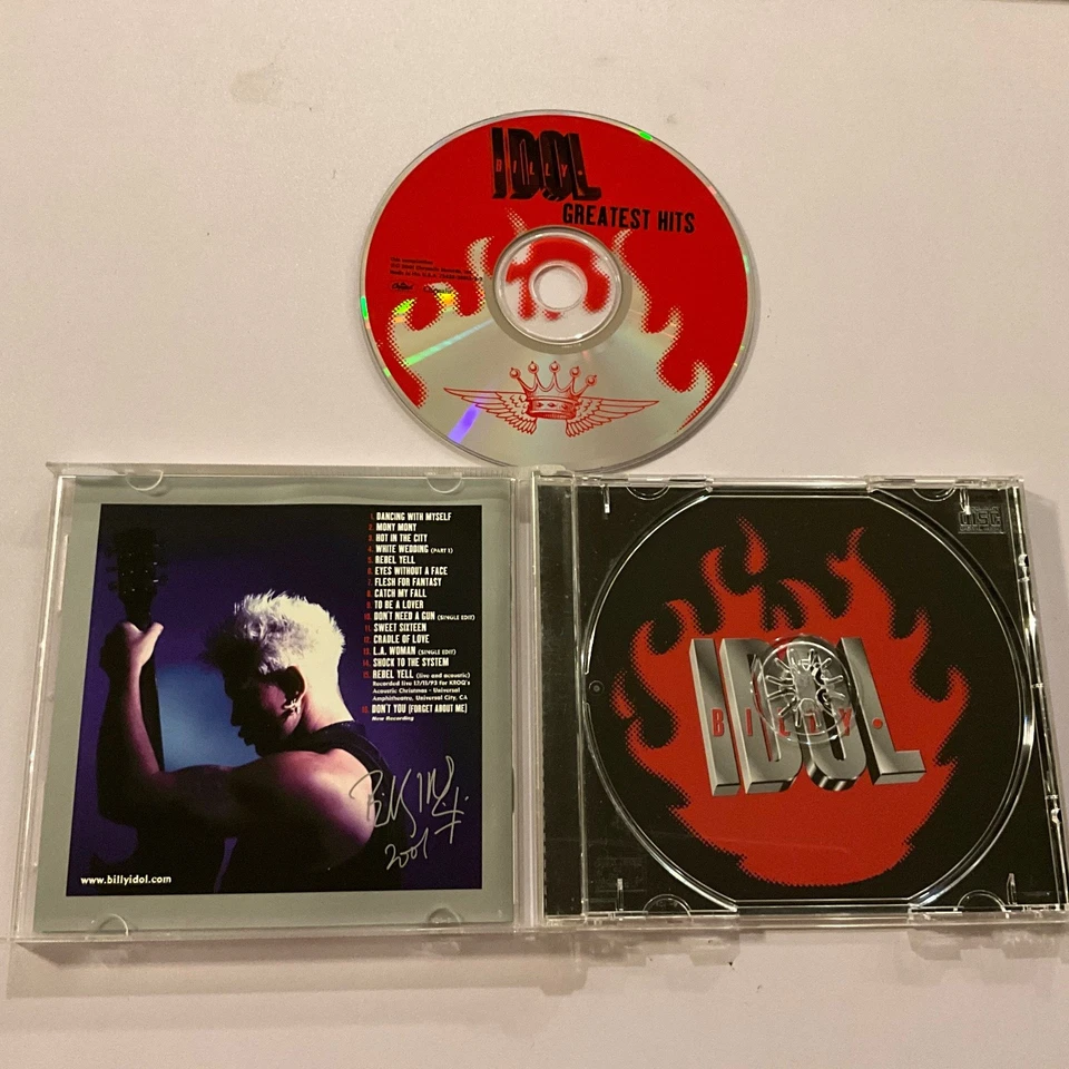 Billy Idol - Greatest Hits CD 2001 Remastered Rock Capitol Records Foto 2 de 3