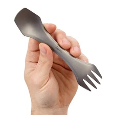 Freigeist Titanium Spork: 3-in-1 Spoon, Fork & Knife Combination For Camping,...
