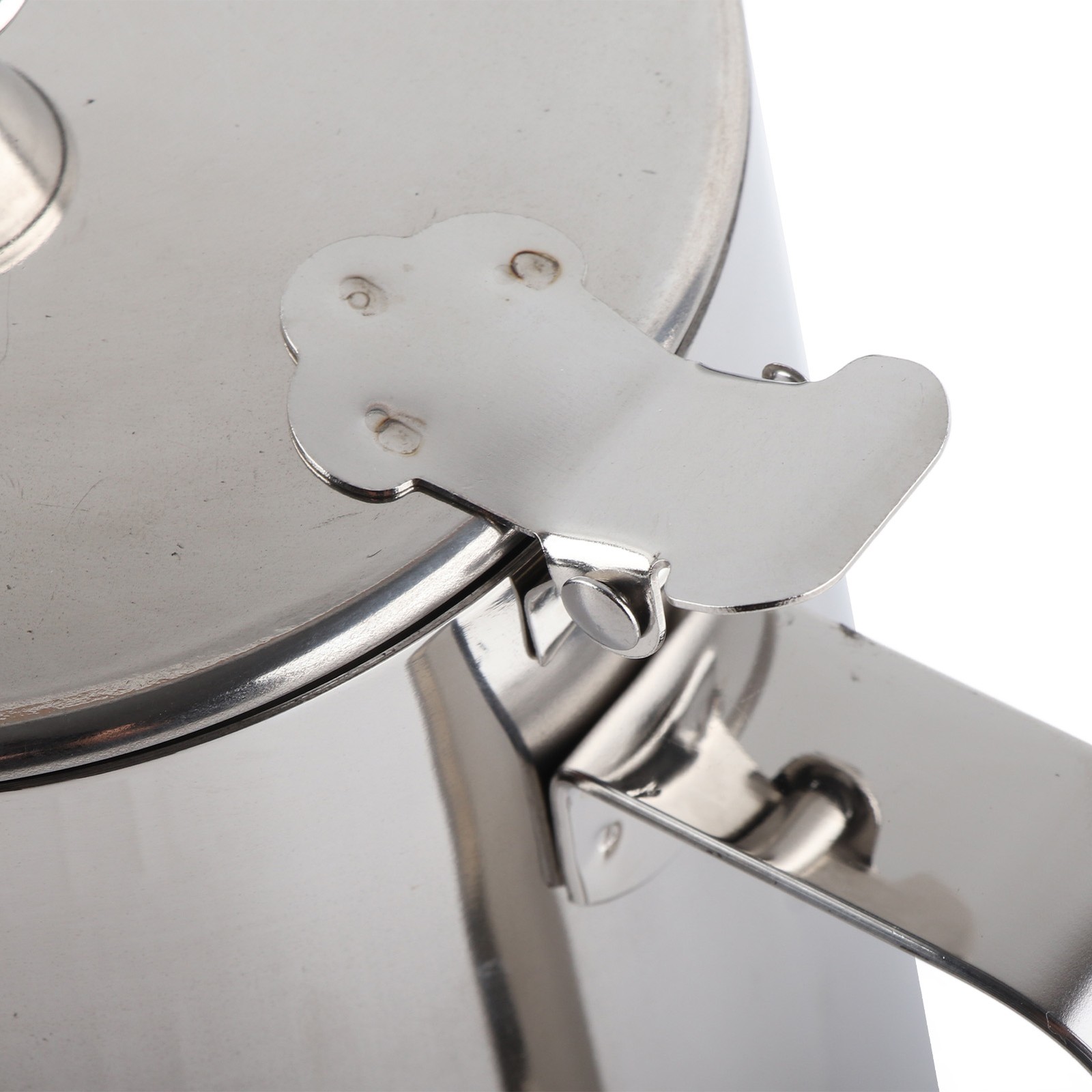 Stainless Steel Coffee Cup Mug Milk Frothing Pitcher Jug With Lid For Latte