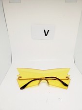 Butterfly Rimless Sunglasses uv400 protection 5011