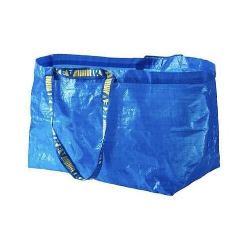 Ikea Frakta 10 Large Blue Reusable Carrier Bag 71L Storage Laundry Shopping 25kg - Picture 1 of 4