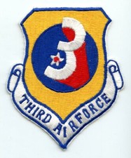 1960s USAF 3rd Air Force Patch Large Jacket Patch
