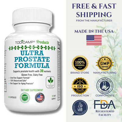 Prostate Support Supplement with Saw Palmetto Extract by Todicamp Products 