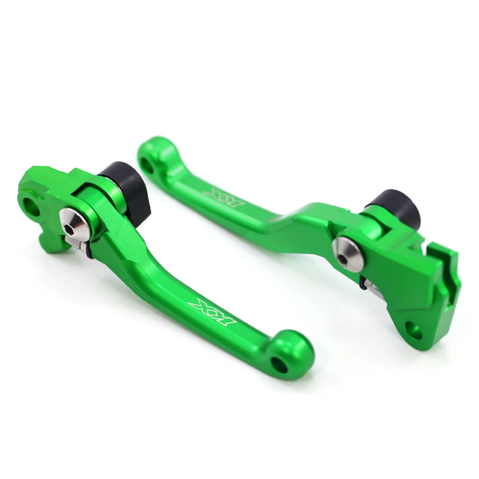 Palancas de embrague de freno pivote anodizado para KAWASAKI KX250 KX250F KX450F KX 250F/450F Foto 4 de 4