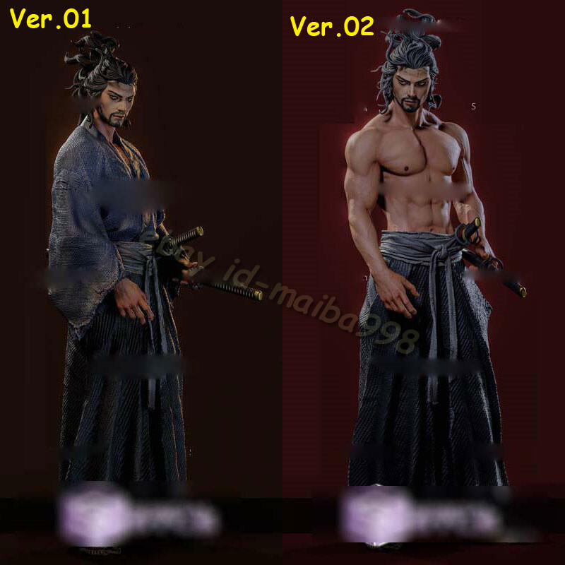 Miyamoto Musashi 3D Print Garage Kit Figure Model Kit Unpainted