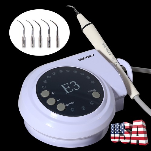 USA Dental Ultraschall Scaler E3 mit 5 * Spitzen & Handstück passend EMS SEASKY - Bild 2 von 12
