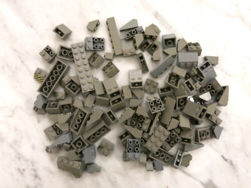 Lego Mattoncini Grigio Scuro Sfusi Bricks 120 GR Lotto Usati Job Lot - Foto 1 di 1