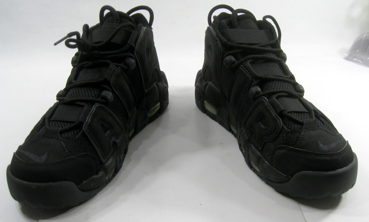 RARE🔥Nike Air More Uptempo Black Volt 414962 013 MEN SIZE 9.5 | eBay