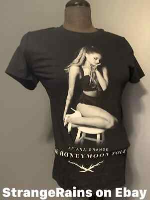 2015 ARIANA GRANDE The Honeymoon Tour Shirt Unisex T Shirt (S) | eBay
