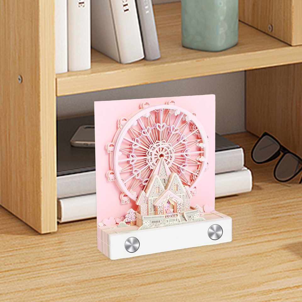 3d Sticky Notes 3D Memo Pad Creative 3D Paper Sculpture Memo Pad DIY 3D Sticky Notes ...