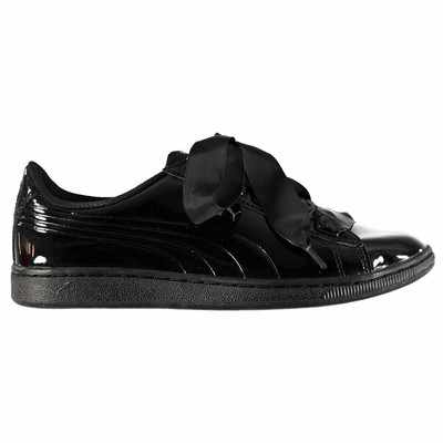 puma vikky ribbon black