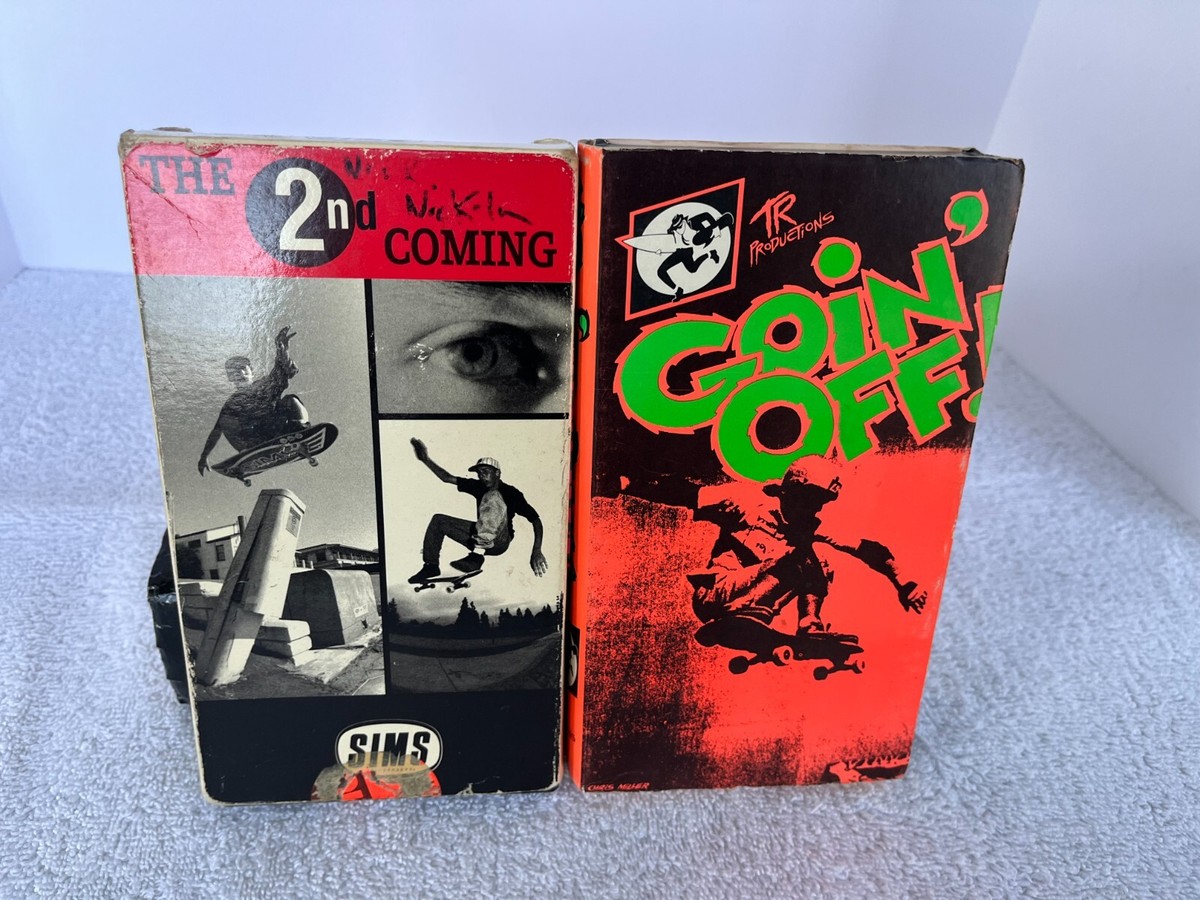 Very Rare Lot of Two VHS Skateboarding Videos- Very Low Production