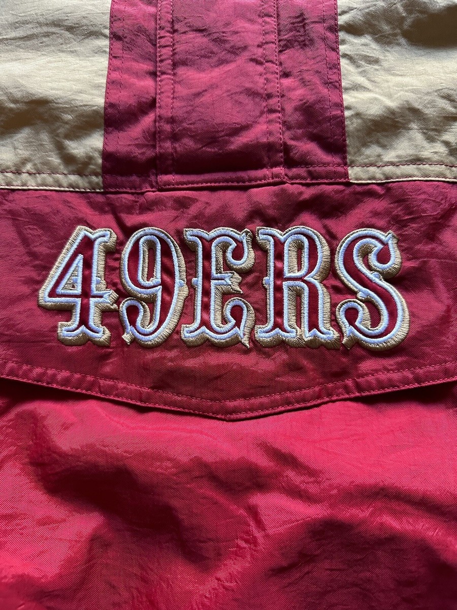【2万超】STARTER×NFL 49ers 刺繍アノラックブルゾン 2万超】STARTER×NFL 49ers 刺繍アノラックブルゾン 2万超】STARTER×NFL