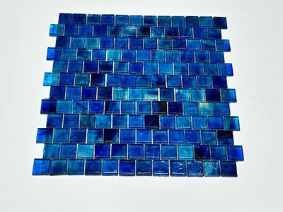 Oceanside Candy Blue Aquarius 1x1 Offset Tile