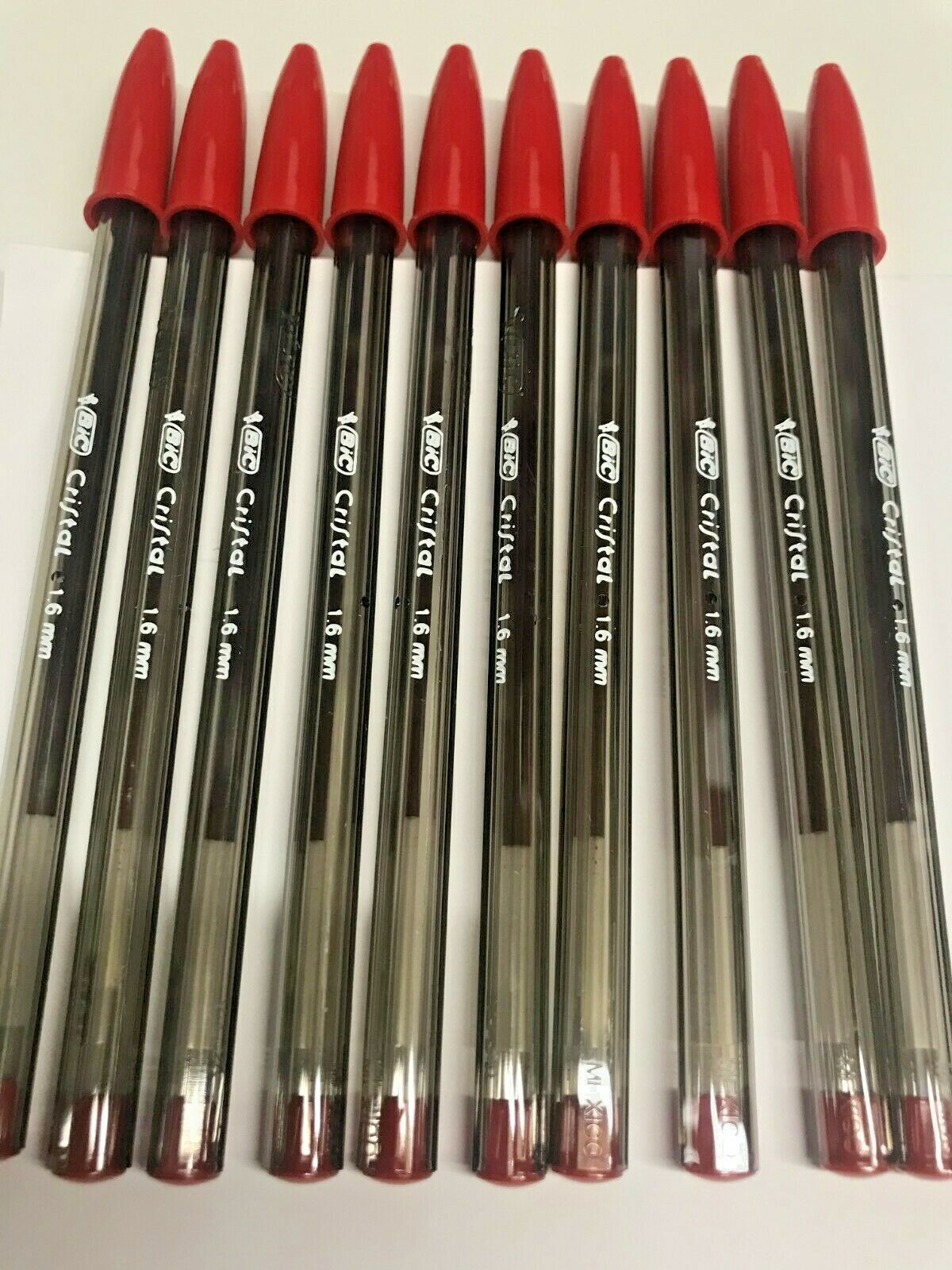 BIC® Cristal 1.6mm Ball Biro Pens Various Colours Packs Of 10 eBay