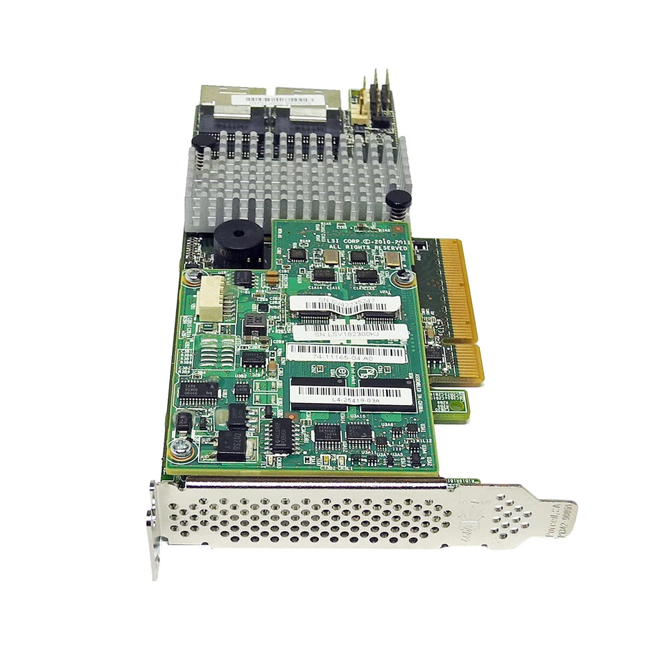 LSI Cisco UCS-RAID9271CV-8i V05 +1GB Cache Module +BBU +2x SAS/SATA Cable LP - Immagine 4 di 4