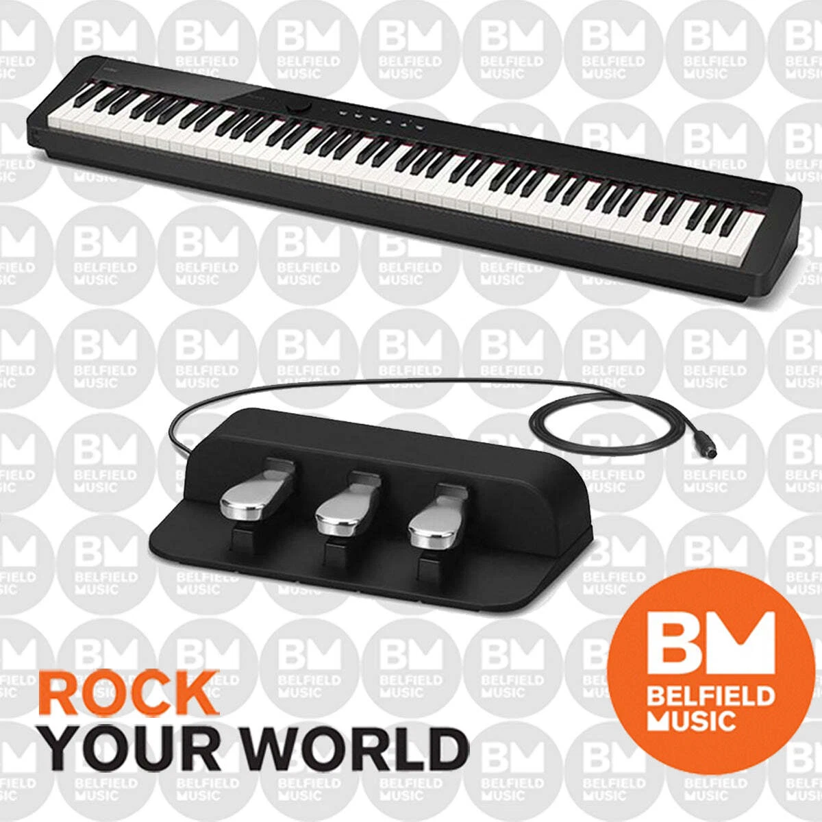 Casio Privia PX-S1100 Digital Piano Black PXS1100 w/ SP34 Tri