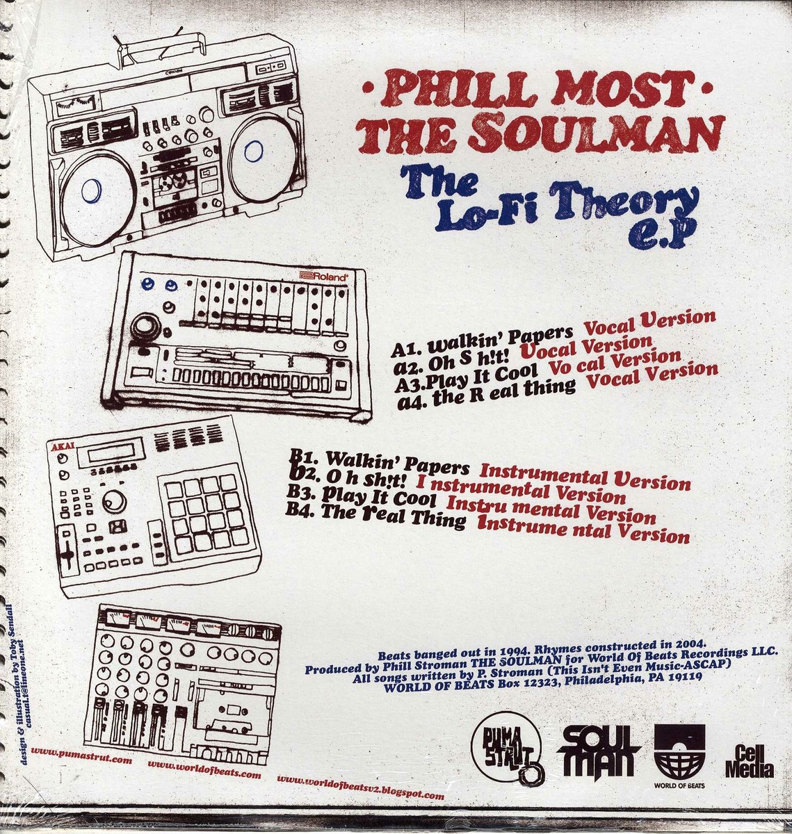 洋楽 Phill Most The Soulman The Lo-Fi 1LP E.P Phill Most The Soulman The Lo-Fi 1LP E.P
