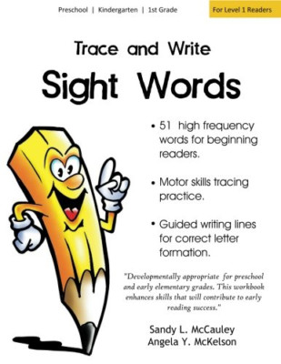Trace and Write Sight Words: 51 High-Frequency Words fo -  NEW Angela Mckelson 2