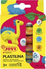 Plastilina Reusable Non-Drying Modeling Clay; .5 Oz. Rolls, Set of 6 Colors, Per