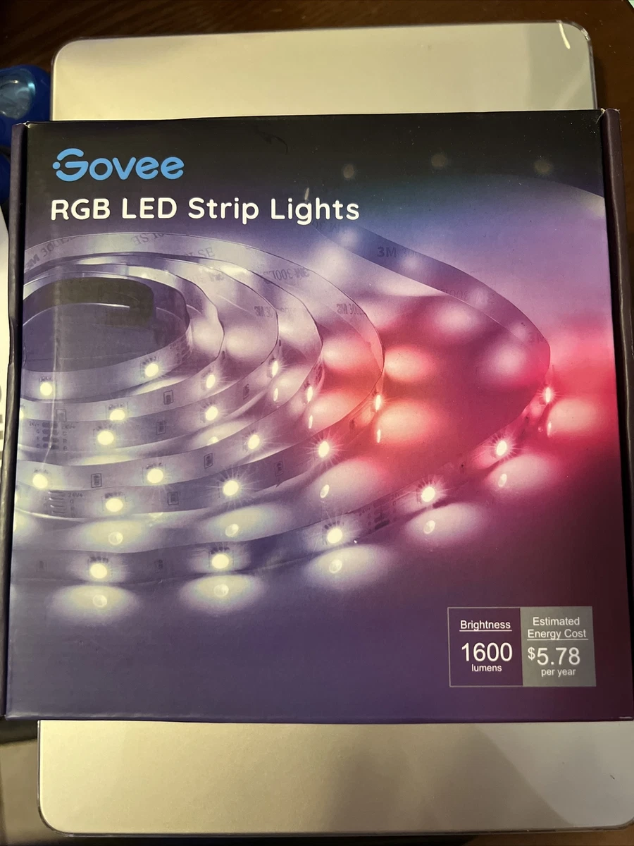 Govee RGB Strip Light 2 X 32.8ft Model H6191 1600 lumens