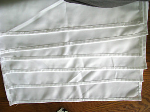 NWOT 6 pc set of white linen square napkins 20”x20”