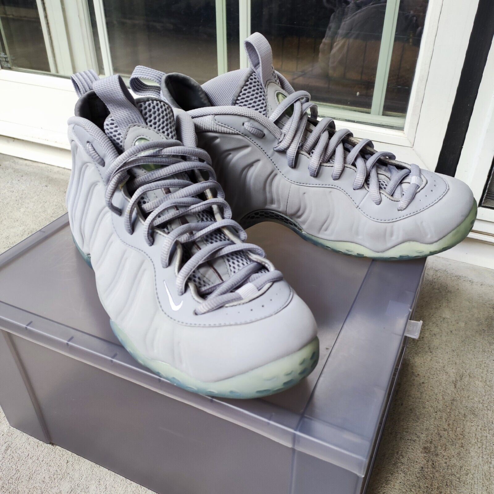 Nike Air Foamposite One PRM 'Wolf Grey' pre-owned Sz 11