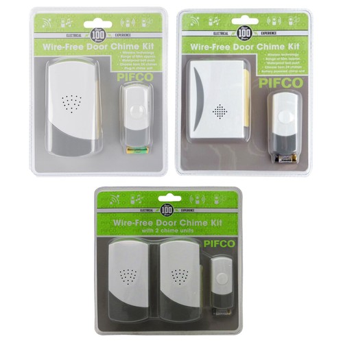 Wireless Door Bells Cordless Waterproof Plug In WireFree Door Chime