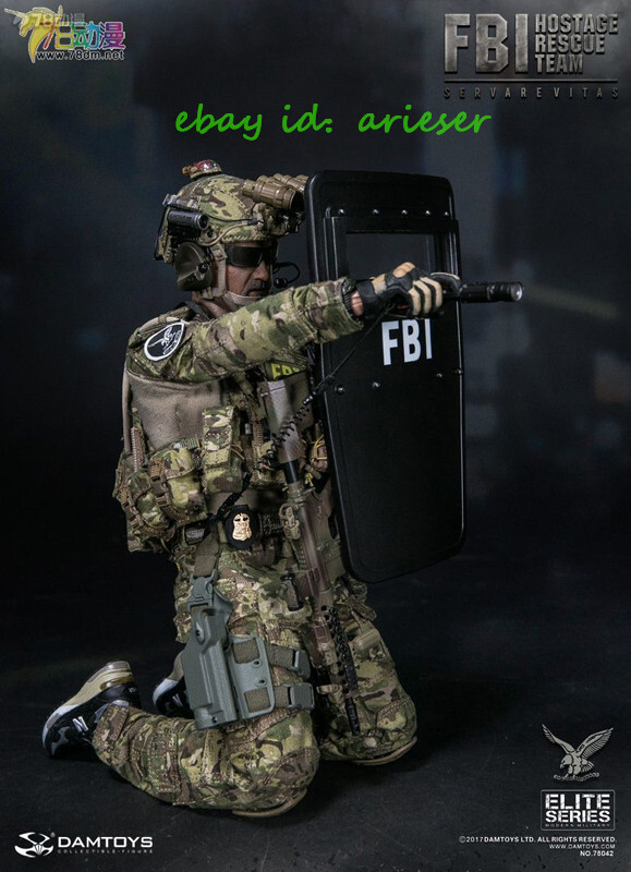 Damtoys 1/6 78042 Fbi Hrt Agent Hostage Rescue Team Servarevitas