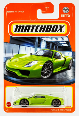 2024 Matchbox #45 Porsche 918 Spyder APPLE GREEN | FSC | eBay