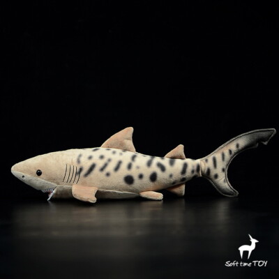 52Cm Cute Tiger Shark Sea Creatures Plush Toy Stuffed Animal Soft Doll Kids Gift