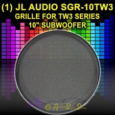1 JL AUDIO SGR-10TW3 10" BLACK STEEL-MESH SUBWOOFER GRILLE INSERT FOR 10TW3